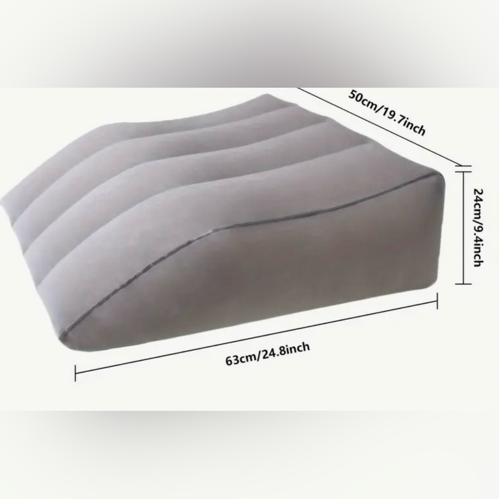 Ergonomic Leg Elevation Wedge Pillow: Support And Decompression post surgery.
